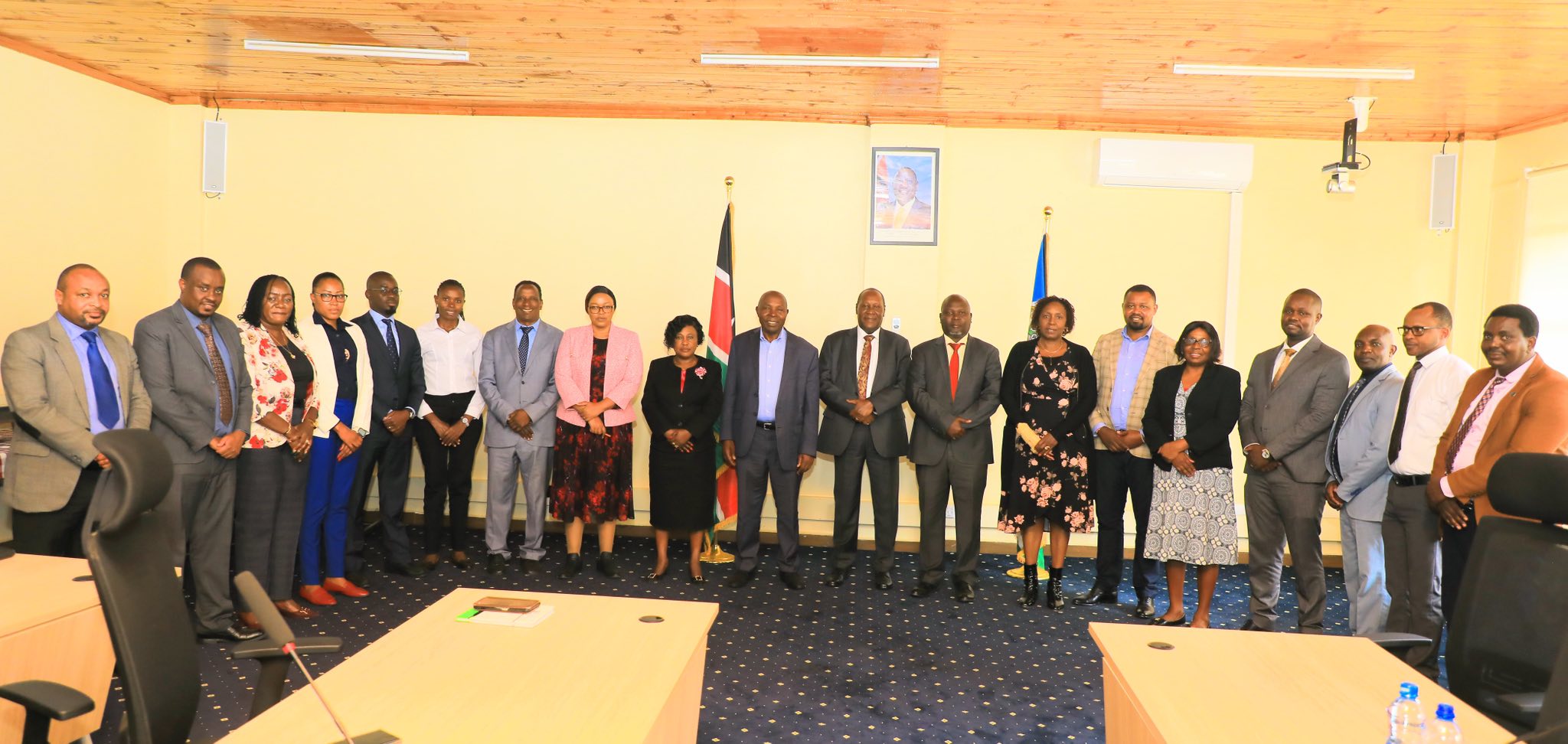 Multi Agency  Team group Photo with the Governor