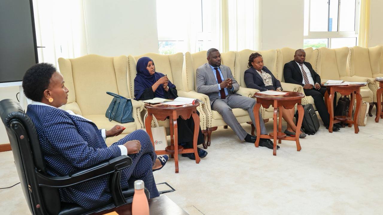 Courtesy visit to H.E. Wavinya Ndeti at the Machakos County Government Headquarters (White House) 