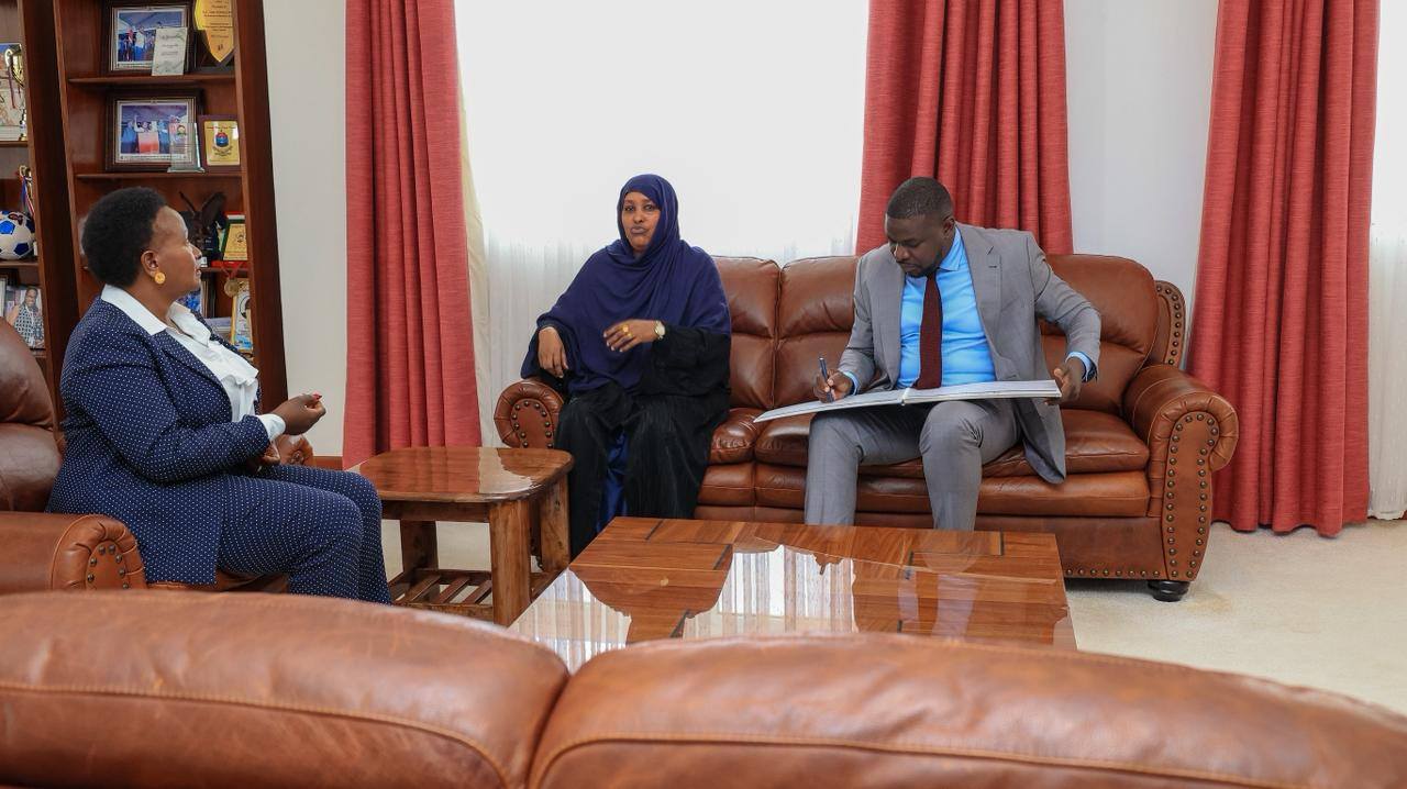 Courtesy visit to H.E. Wavinya Ndeti at the Machakos County Government Headquarters (White House) 