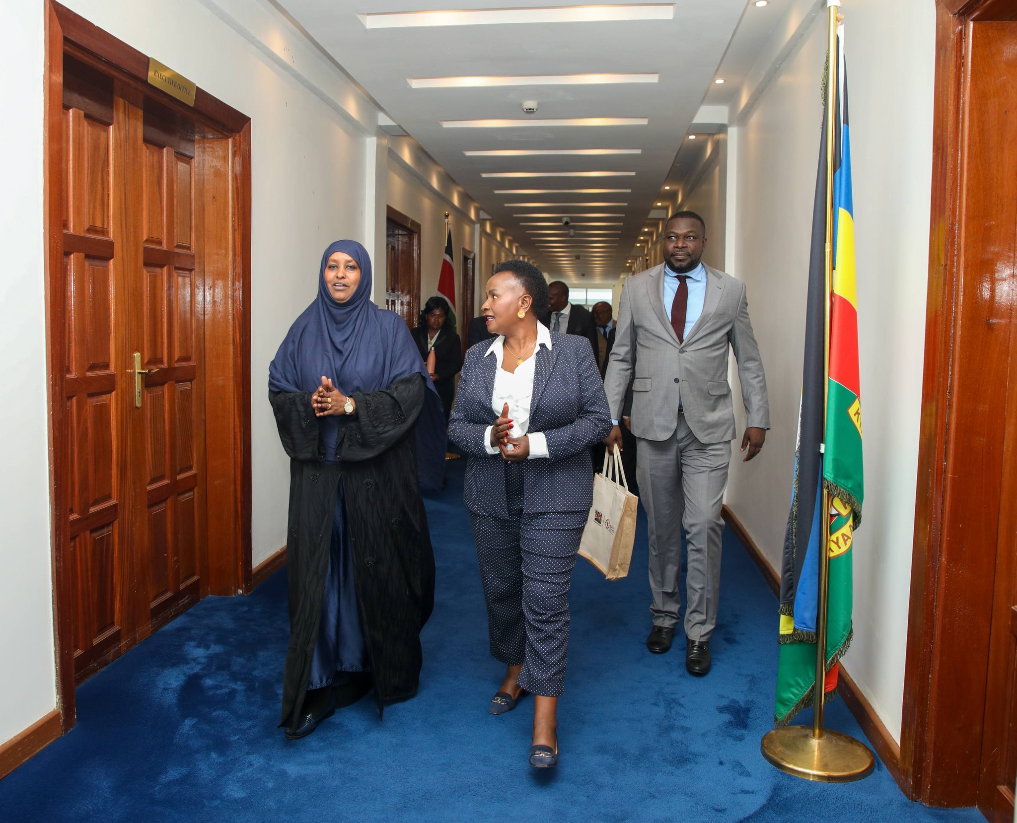 Courtesy visit to H.E. Wavinya Ndeti at the Machakos County Government Headquarters (White House) 