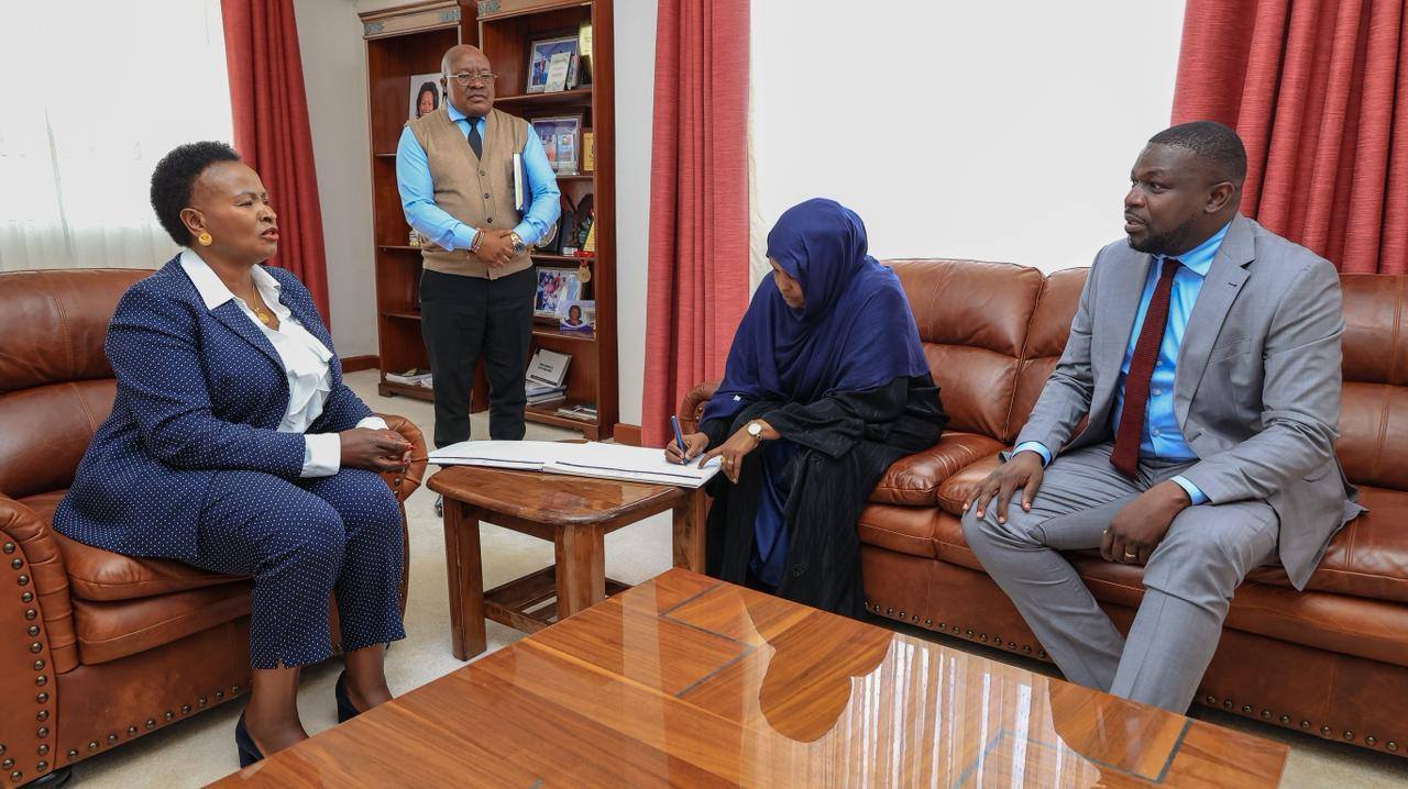 Courtesy visit to H.E. Wavinya Ndeti at the Machakos County Government Headquarters (White House) 
