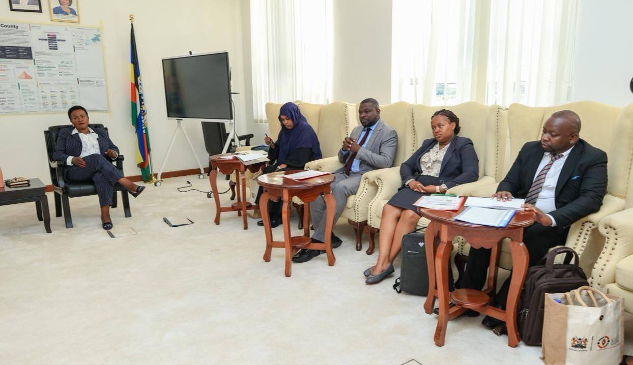 Courtesy visit to H.E. Wavinya Ndeti at the Machakos County Government Headquarters (White House) 