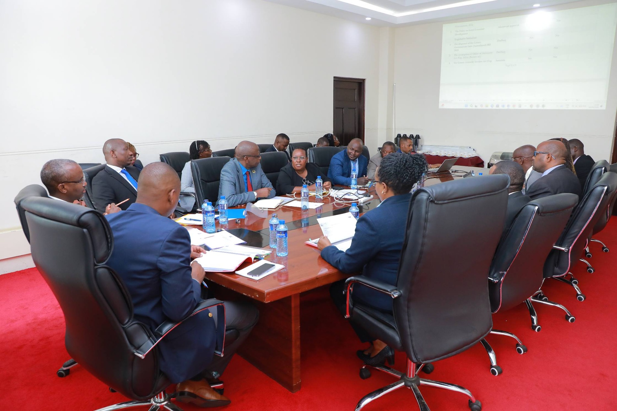 Consultative Meeting on Advancing the Legislative Agenda within the Devolution Sector.