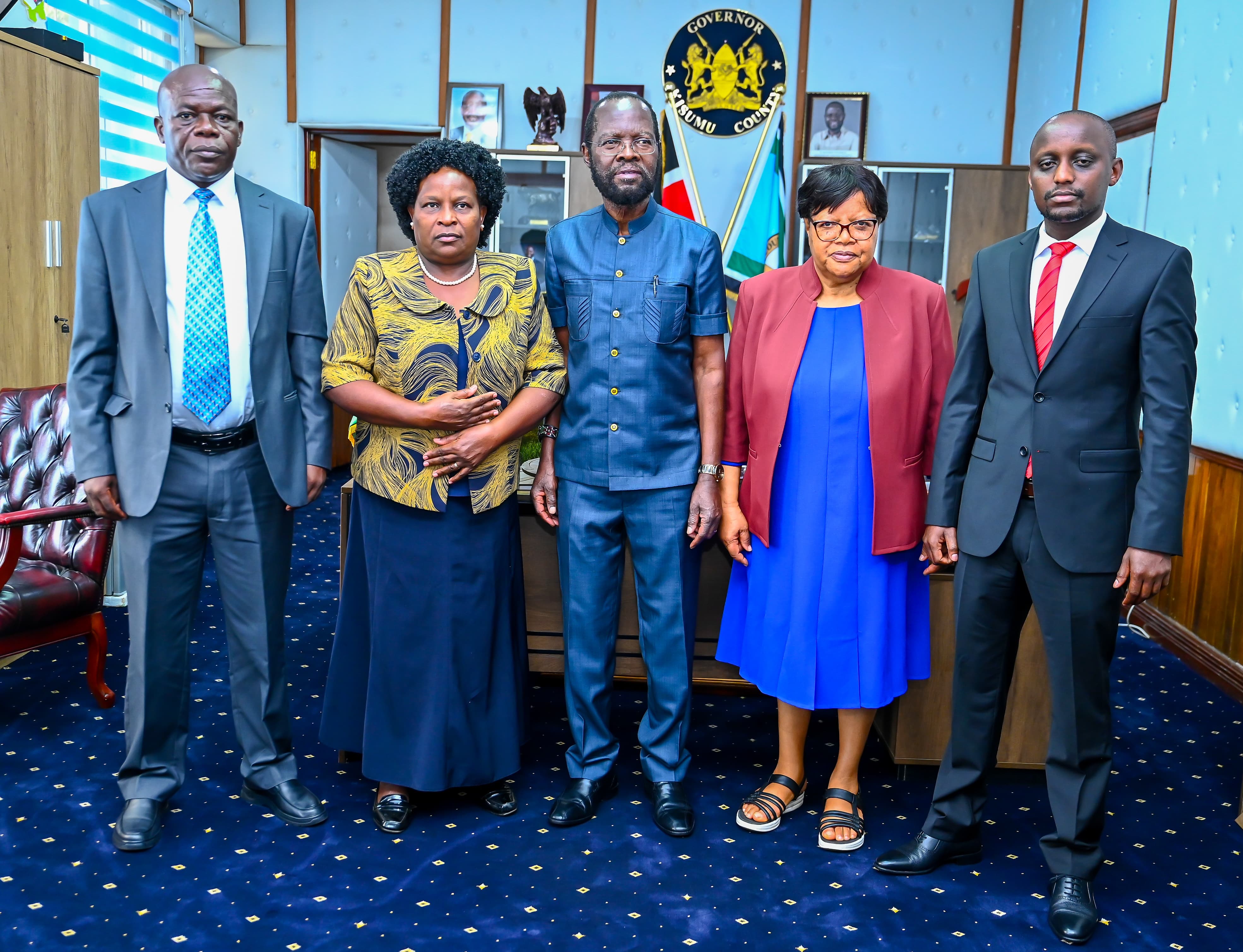 Group photo with the multi agency team